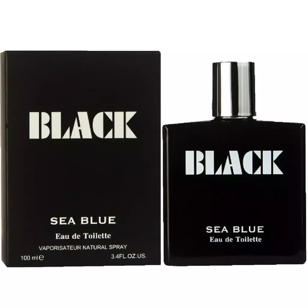 Perfume Masculino Black 100ml Importado Sea Blue Militar Camuflado