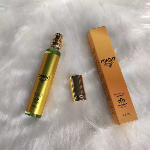 Perfume Masculino Charmy 28ML Zyone Eau de Parfum Alta Fixação de Até 24 horas - Envio do Brasil