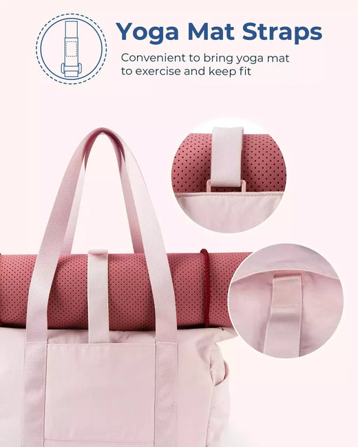 BAGSMART-Bolsa De Ombro De Grande Capacidade Para Mulheres, Bolsa Crossbody, Saco De Compras Da Faculdade, Punho