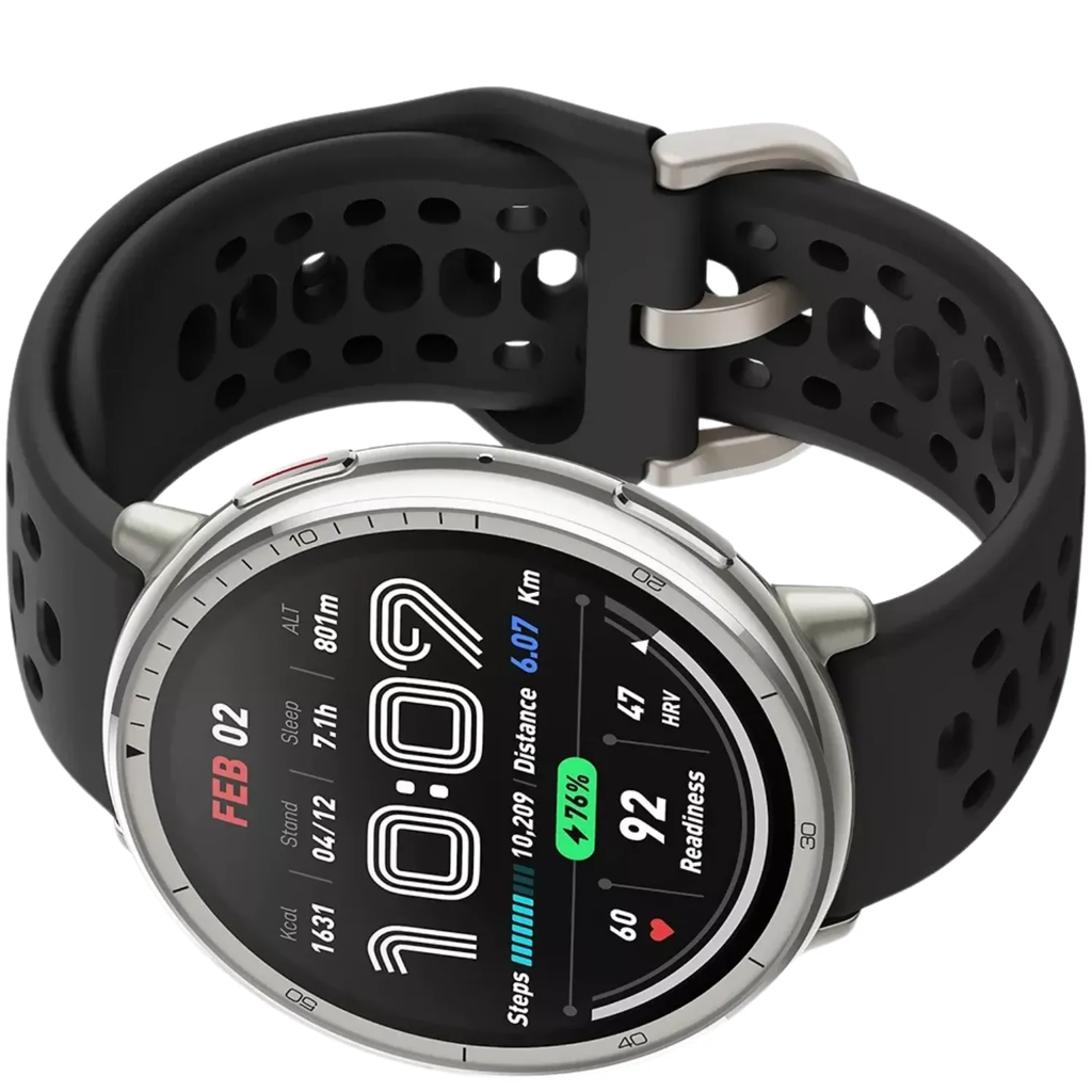 Smartwatch Amazfit Active 2 Round Tela AMOLED GPS Integrado À Prova D'água 5ATM Relógio Inteligente Para Esportes E Saúde