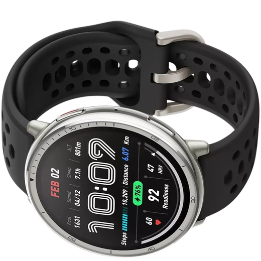 Smartwatch Amazfit Active 2 Round Tela AMOLED GPS Integrado À Prova D'água 5ATM Relógio Inteligente Para Esportes E Saúde