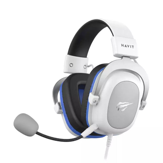 Fone de ouvido Gamer Havit Gamenote H2002d Microfone Removível Branco