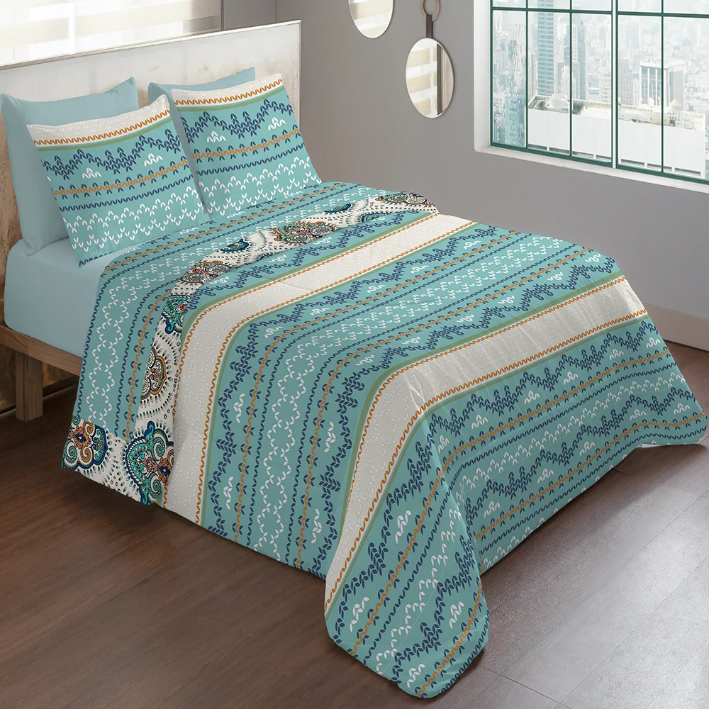 Jogo De Cama Lençol Casal 4 Peças 150 Fios Antialérgico Camesa - Emcompre