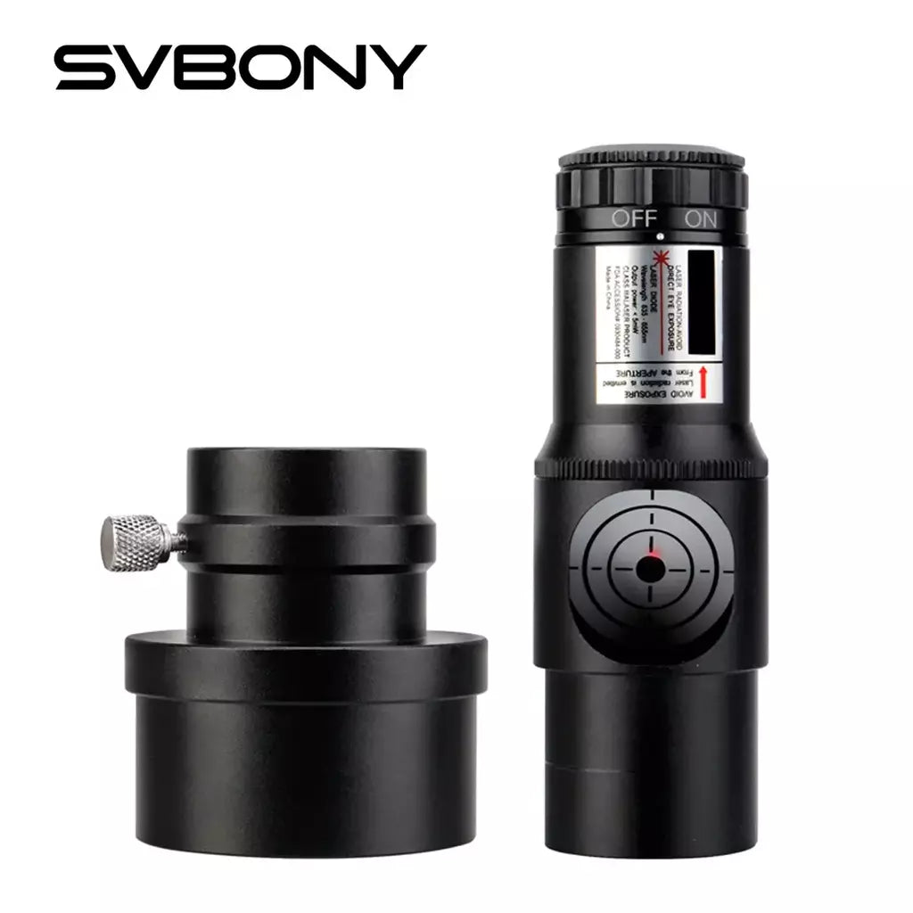 SVBONY Colimador laser vermelho ajustável para telescópio refletor newtoniano e SCT SV121