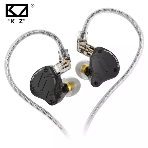 KZ ZS10 Pro X Fones de ouvido intra-auriculares com fio Fones de ouvido de música HiFi Bass Monitor Fones de ouvido esportivos