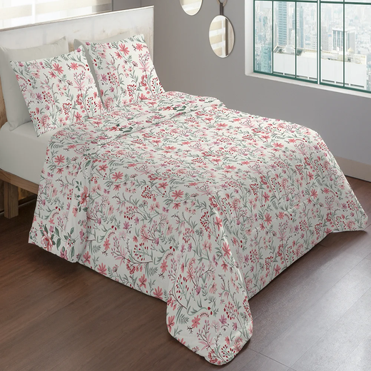 Jogo De Cama Lençol Queen 4 Peças 150 Fios Antialérgico Camesa - Emcompre