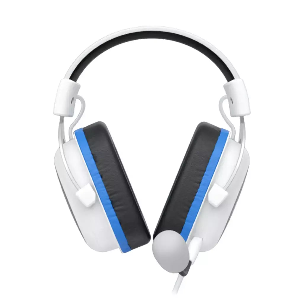 Fone de ouvido Gamer Havit Gamenote H2002d Microfone Removível Branco