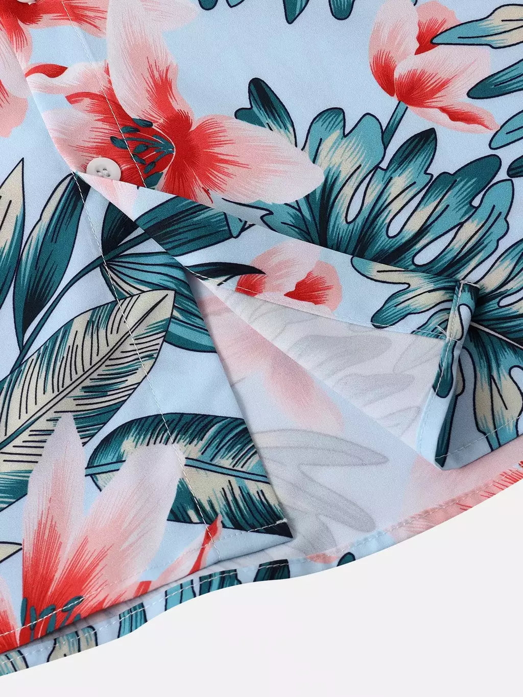 Camisa havaiana digital estampada masculina, camisa de manga curta, moda, 2024