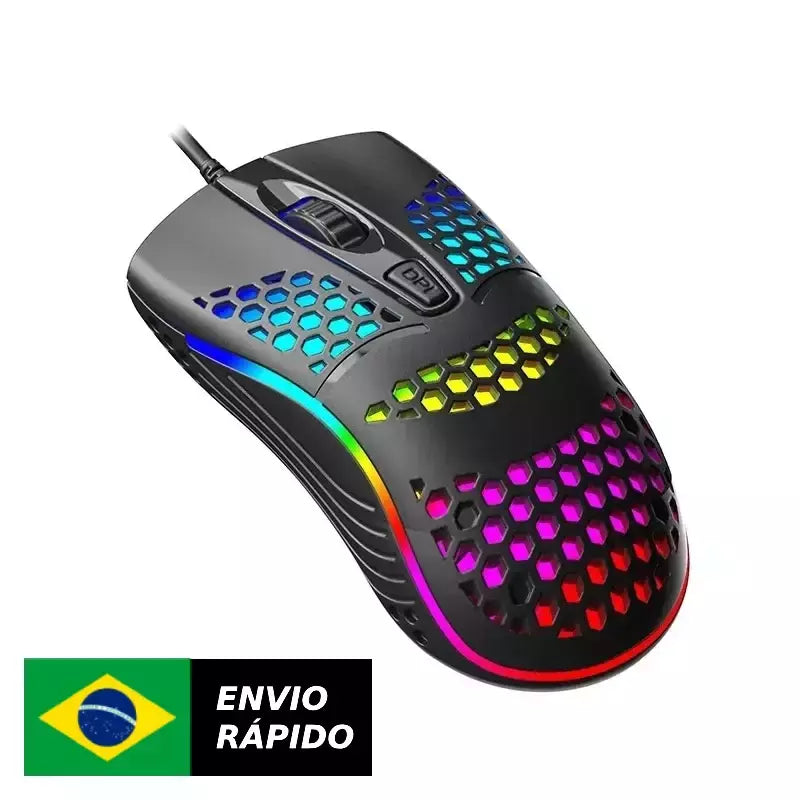 Mouse USB RGB para computador, Notebook OLED, OLED