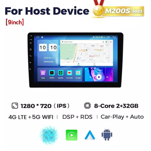 NaviFly 9 10 polegadas 1280*720 reprodutor de vídeo multimídia para carro rádio estéreo universal GPS para Volkswagen Nissan Hyundai Kia Toyota