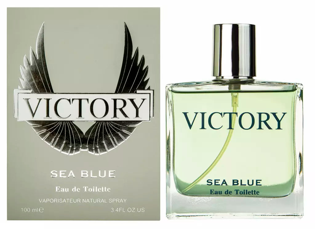 Perfume Masculino Victory 100ml Importado Sea Blue Militar Camuflado