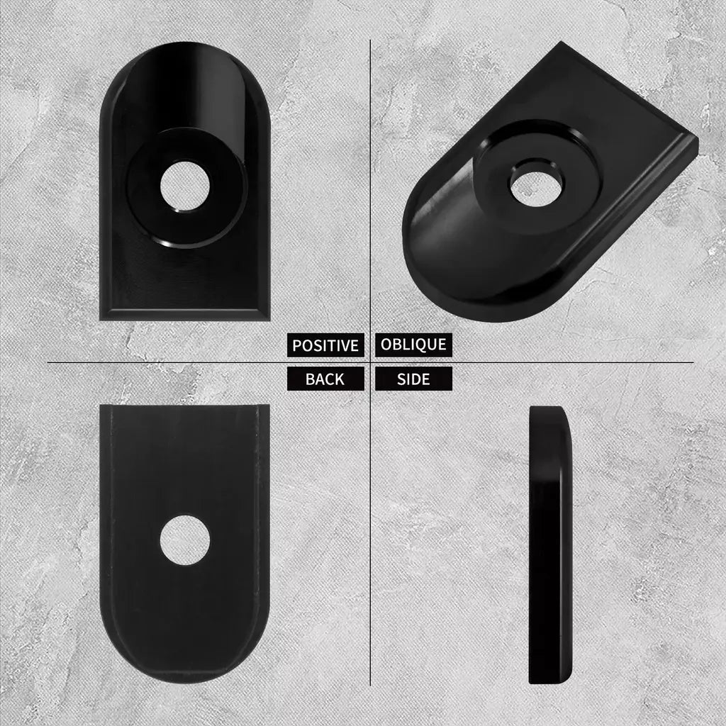 Universal motocicleta traseiro fender assento parafuso porca guia kit de montagem botão capa para harley dyna sportster xl touring flhr softail