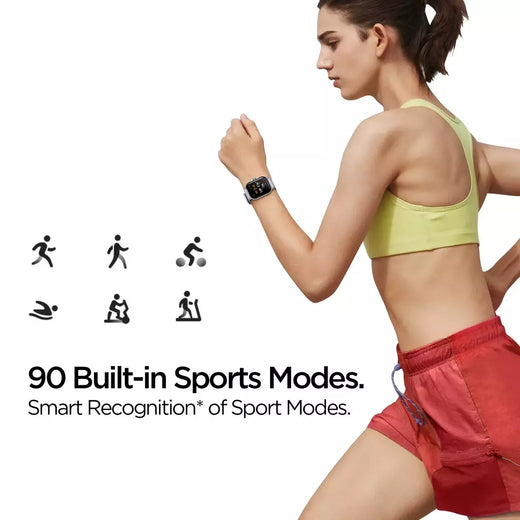 Amazfit-Smartwatch GTS 2e integrado, 5 ATM, longa duração da bateria, 24H, 90 modos esportivos, Alexa, Android, iOS, recondicionado