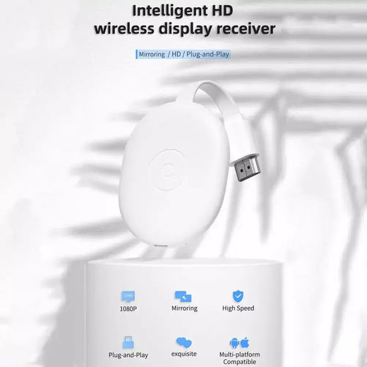 Mais novo receptor dongle de espelhamento de tela HD 4MAX WiFi para Google 2 3 6 Chrome Cast 2 TV Stick Video