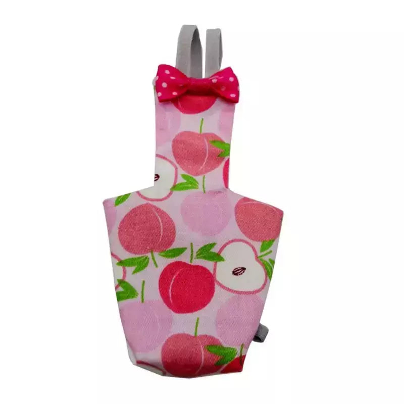 Papagaio fralda com laço bonito colorido fruta floral cockatiel pombos pequeno médio grande aves de estimação vôo terno roupas lavável