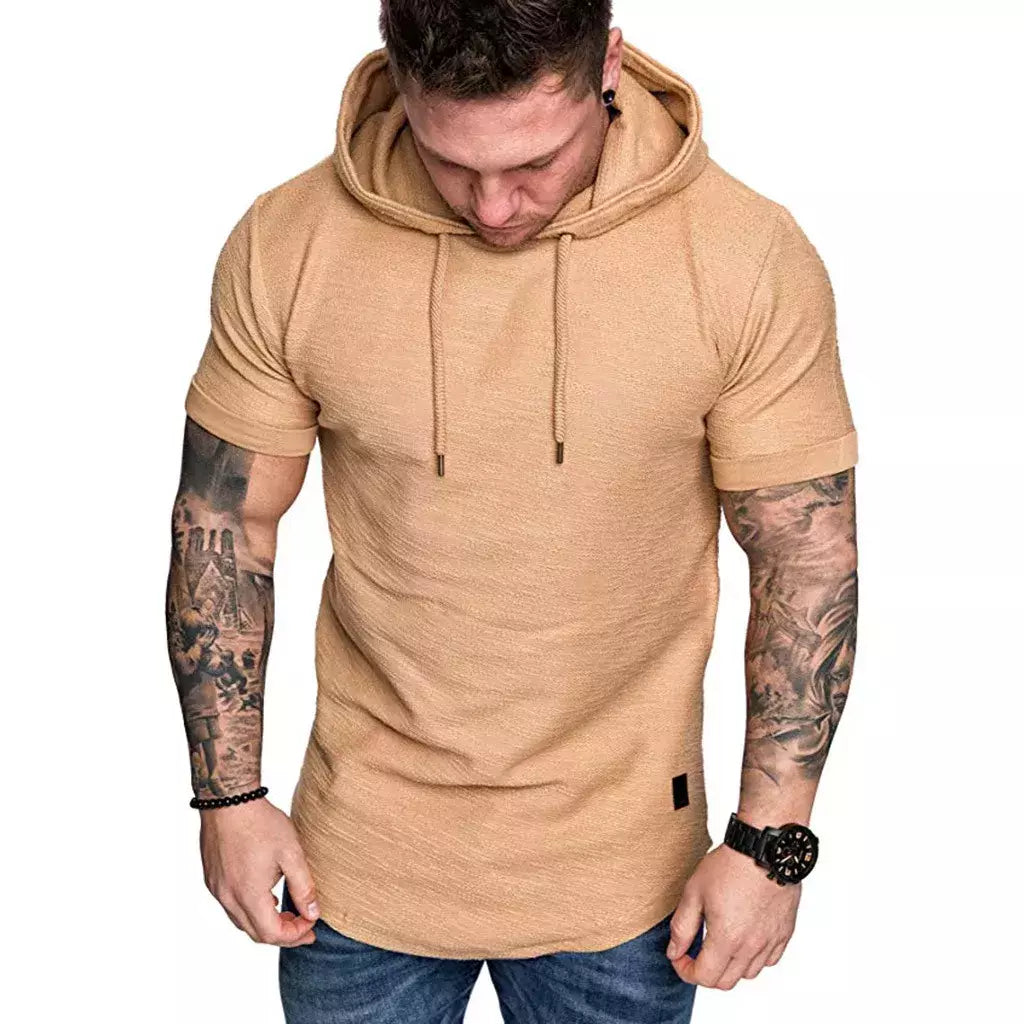 MRMT-moletons de manga curta para homens, moletom masculino com capuz casual, moletons monocromáticos, novidade nova, 2022, 2024