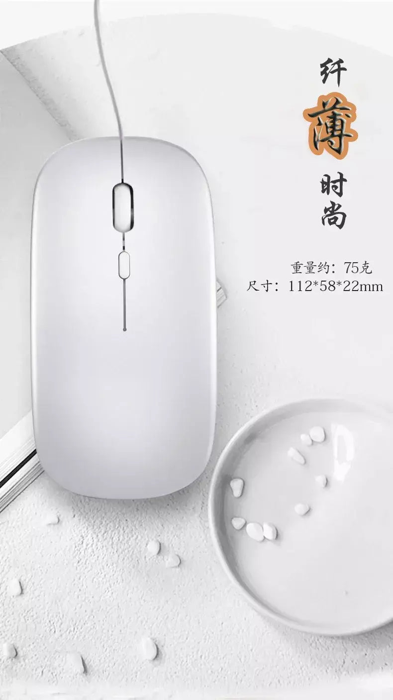 Mouse óptico usb com fio telescópico para computador notebook jogos de escritório