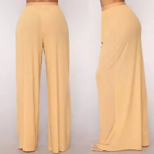 Mulheres Ver Através Boho Perna Larga Calças de Cintura Alta, Praia Longa Solta Malha Calças Pura, Bikini Bottom Cover-Up Beachwear