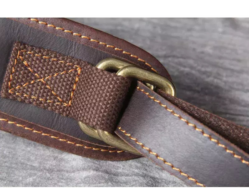 Mochila de couro genuíno para homens, cavalo louco vintage mochila para laptop grande mochila diária mochila de viagem mochila para caminhadas