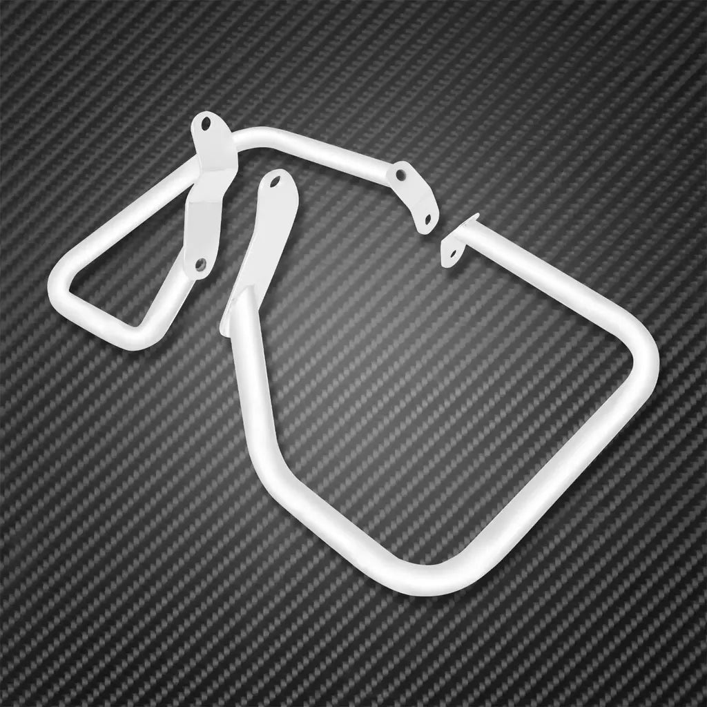 Protetor cromado para alforje traseiro de motocicleta, barra de colisão para harley softail Heritage Classic Springer FLST FXSTB padrão FXSTS