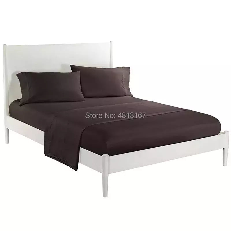 Roupa de cama Set, Queen e King Size, folha plana, fronha equipada, 1500 Thread Count, qualidade egípcia