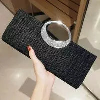 YoReAi-Beading Bolsa para Mulheres, Clutch Feminino, Bolsas de Ombro, Bolsas Festa, Veludo, Hobo-Bag Brilhante, Messenger Bag, Marca de Luxo