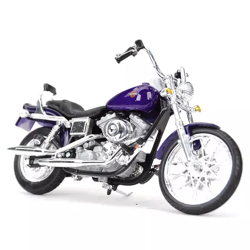 Maiisto Harley Davidson FXDWG Dyna Die Cast Veículos, Hobbies Colecionáveis, Brinquedos Modelo de Motocicleta, Deslizar, 2001, 1:18