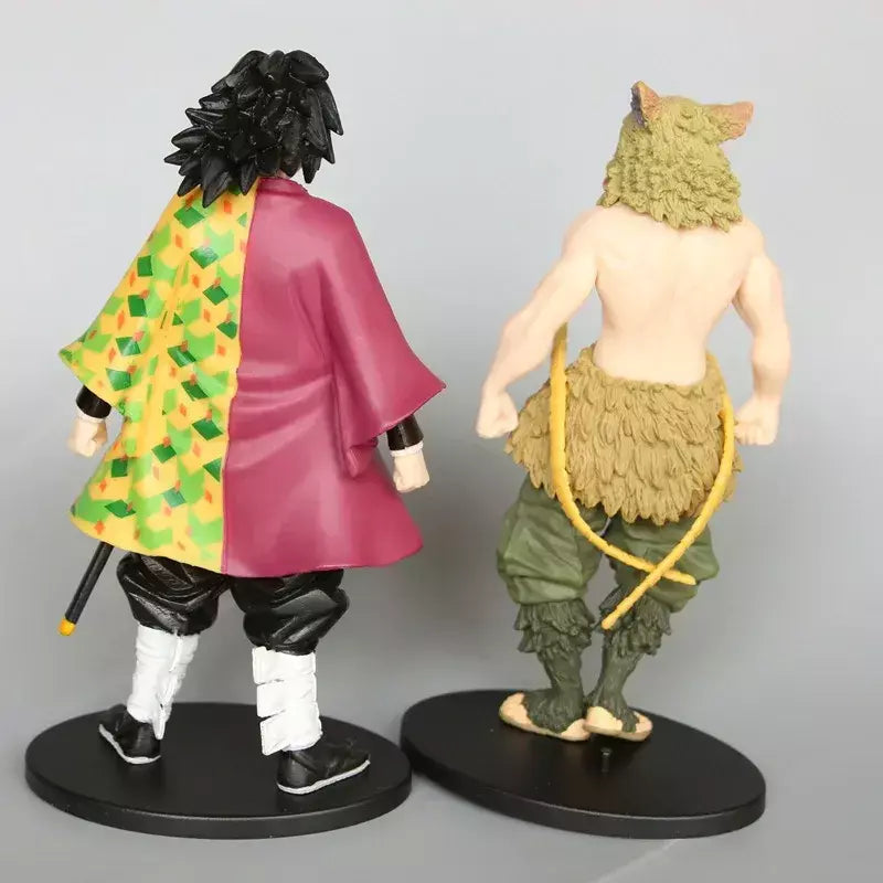 Anime 6 pçs demônio assassino figura 7cm kimetsu não yaiba figura q posket kamado tanjirou kamado nezuko agatsuma figura brinquedos