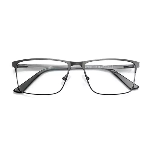 ZENOTTIC 2024 Liga dos homens Titanium Ótico Eyeglass Frame Moda Homens Quadrados Óculos Ultra Light Metal Clássico Sobre o balcão Óculos BT2108
