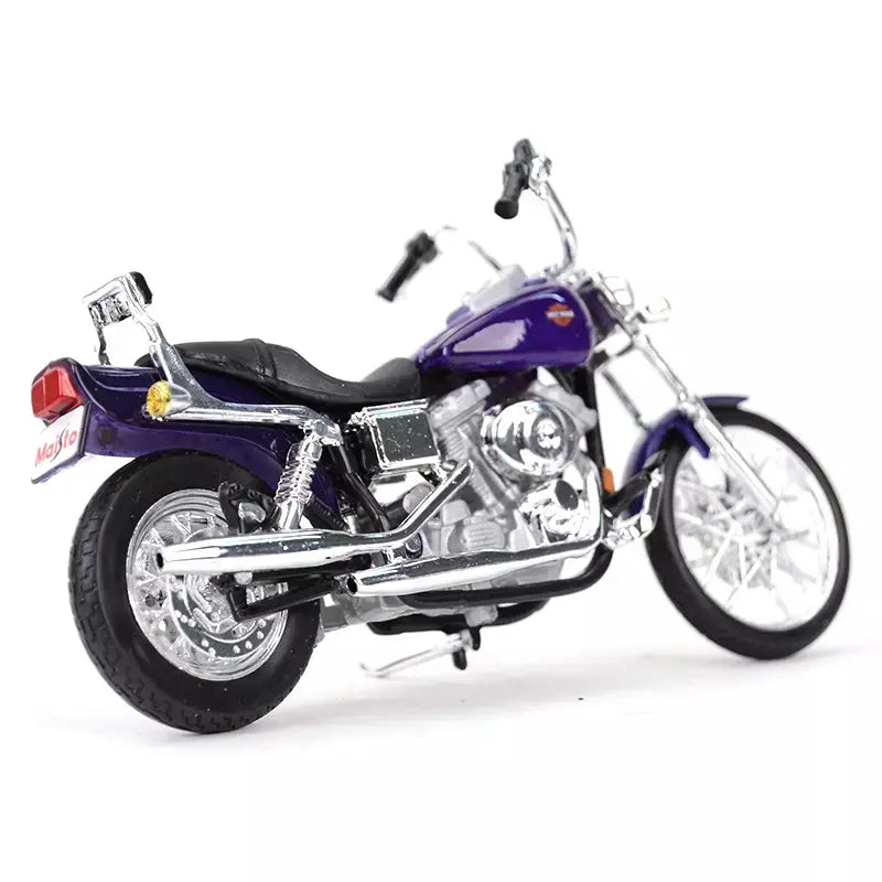 Maiisto Harley Davidson FXDWG Dyna Die Cast Veículos, Hobbies Colecionáveis, Brinquedos Modelo de Motocicleta, Deslizar, 2001, 1:18