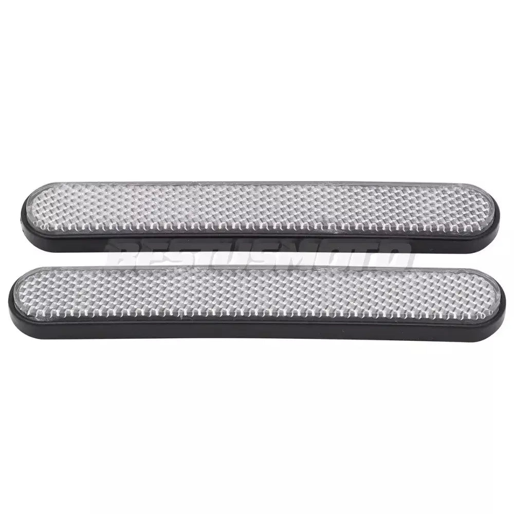 Adesivo refletor para garfo dianteiro de motocicleta, adesivo para pernas inferiores, aviso de segurança para harley dyna softail sportster 883 1200 fatboy
