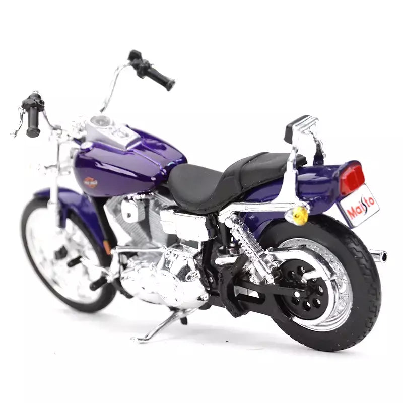 Maiisto Harley Davidson FXDWG Dyna Die Cast Veículos, Hobbies Colecionáveis, Brinquedos Modelo de Motocicleta, Deslizar, 2001, 1:18