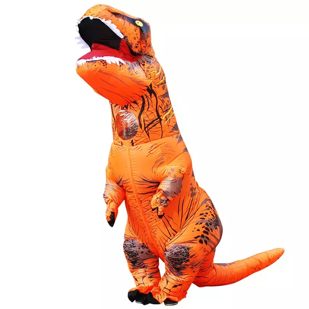 Adulto crianças t-rex dinossauro trajes infláveis purim halloween natal mascote anime festa cosplay traje vestido ternos extravagantes