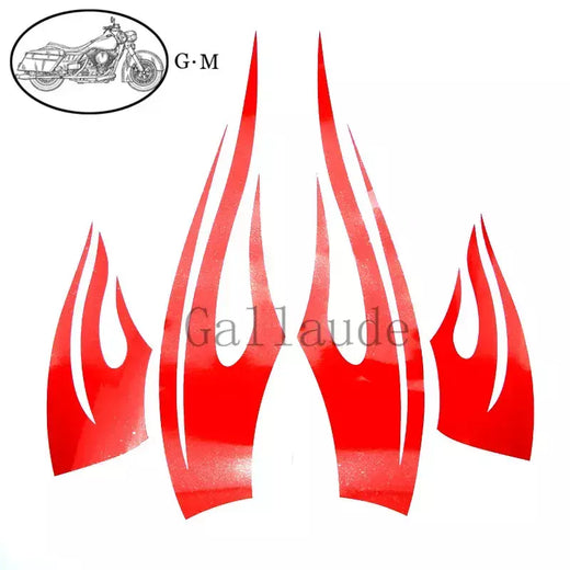 Decalques De Chama Carenagem Vinis Adesivos Para Harley Touring Street Glide Electra Glide Modelos Ultra Classic Trike