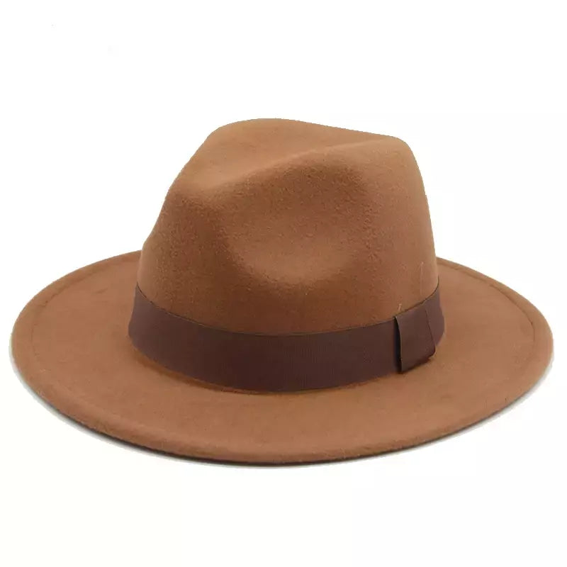 chapeu feminino chapeu chapeu masculino gorro Chapéu fedora mulheres fita banda homens chapéus de aba larga igreja casamento clássico bege branco chapéu do inverno das mulheres dos homens 2021 new gorras hombre