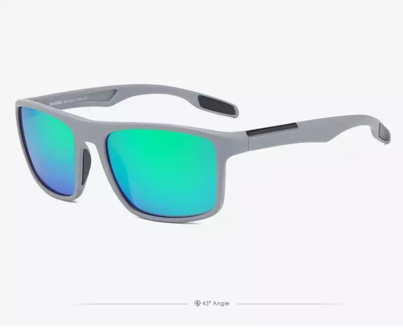 Óculos de sol ultra leves Kdeam retangulares para homens e mulheres, TAC polarizado, lente espessura, óculos de sol para condução, esportes, Cat.3, TR90, 1.1mm
