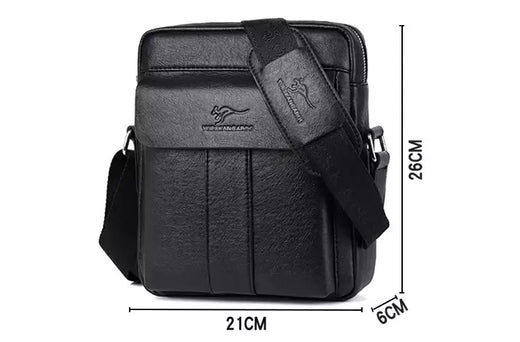 Bolsa mensageiro vintage para homens, bolsa de ombro de couro, bolsa crossbody marrom, presente para marido, marca de luxo