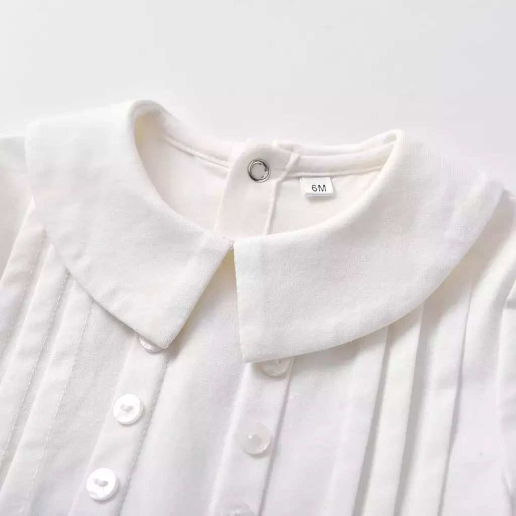 Macacão Bebé Recém-nascido, Macacão Infantil, Roupa de Batismo Infantil, Macacão 1 ° Aniversário, Verão Espanhol