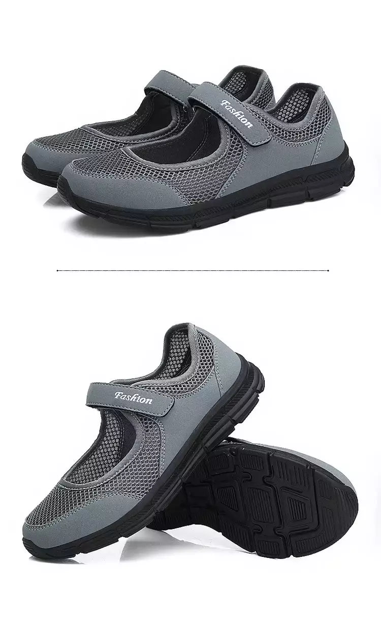 Tênis respirável malha para mulheres, sapatos de verão, vulcanizar, andar, para senhoras