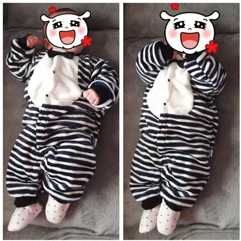 Bebê recém-nascido primavera inverno roupas jaqueta infantil para meninas macacão para meninos flanela macia bebe macacão roupas de bebê 0-18 meses