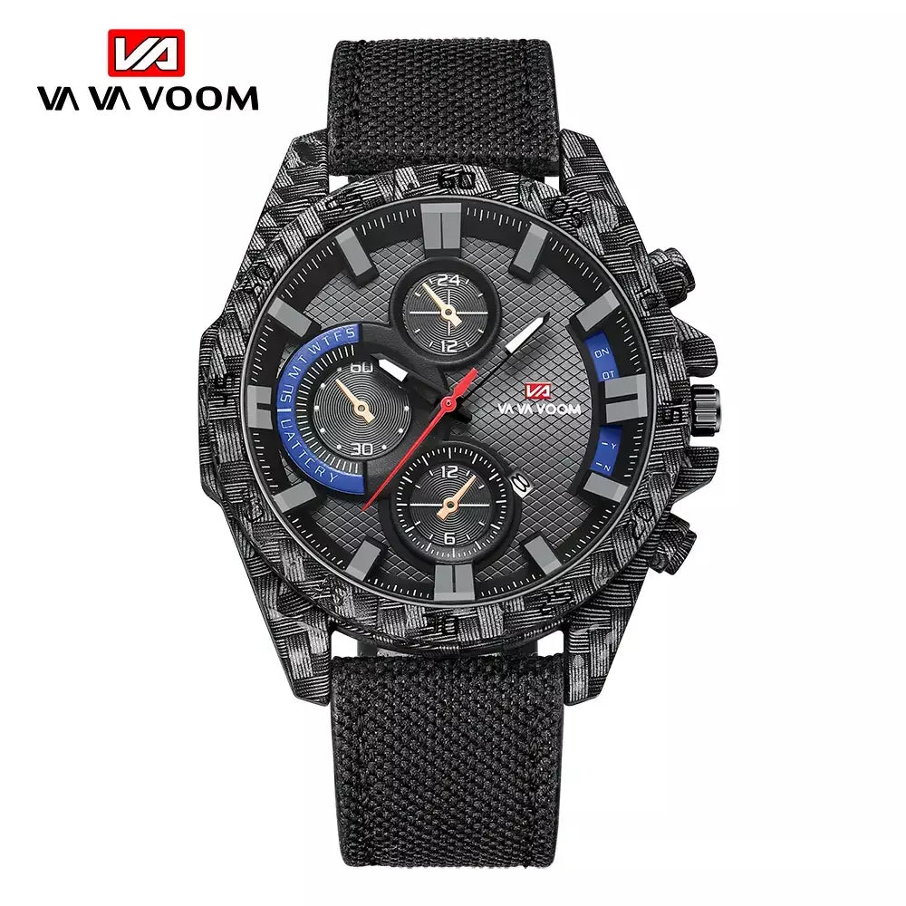 2023 nova marca famosa de luxo negócios esportes moda criativa couro quartzo calendário 3atm à prova dwaterproof água série piloto relógios masculinos