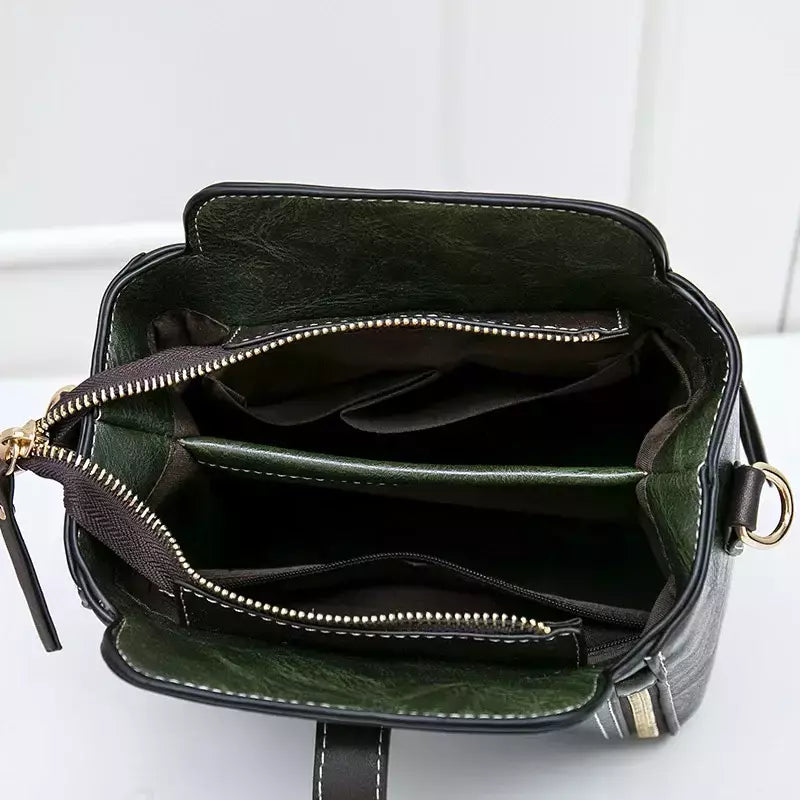 PU Balde De Couro Bolsas De Ombro Para As Mulheres, Cor Sólida, Crossbody, Bolsa Pequena, Zíper, Bolsa Do Telefone, Bolsa Do Mensageiro, Bolsa, Nova Chegada