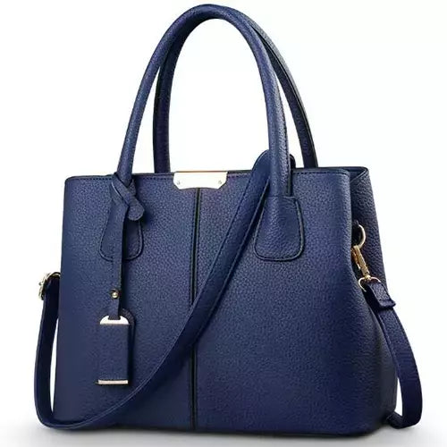Bolsas de couro PU para mulheres, sacola grande para senhoras, bolsas de ombro q