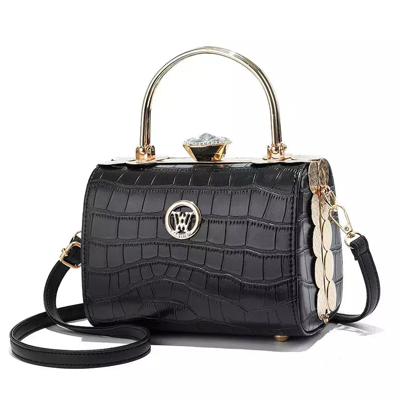 Bolsa De Noiva De Couro Brilhante para Senhoras, Pequena Bolsa De Ombro Quadrada, Saco Do Mensageiro, de Alta Qualidade, Marca De Moda, Designer, Novo