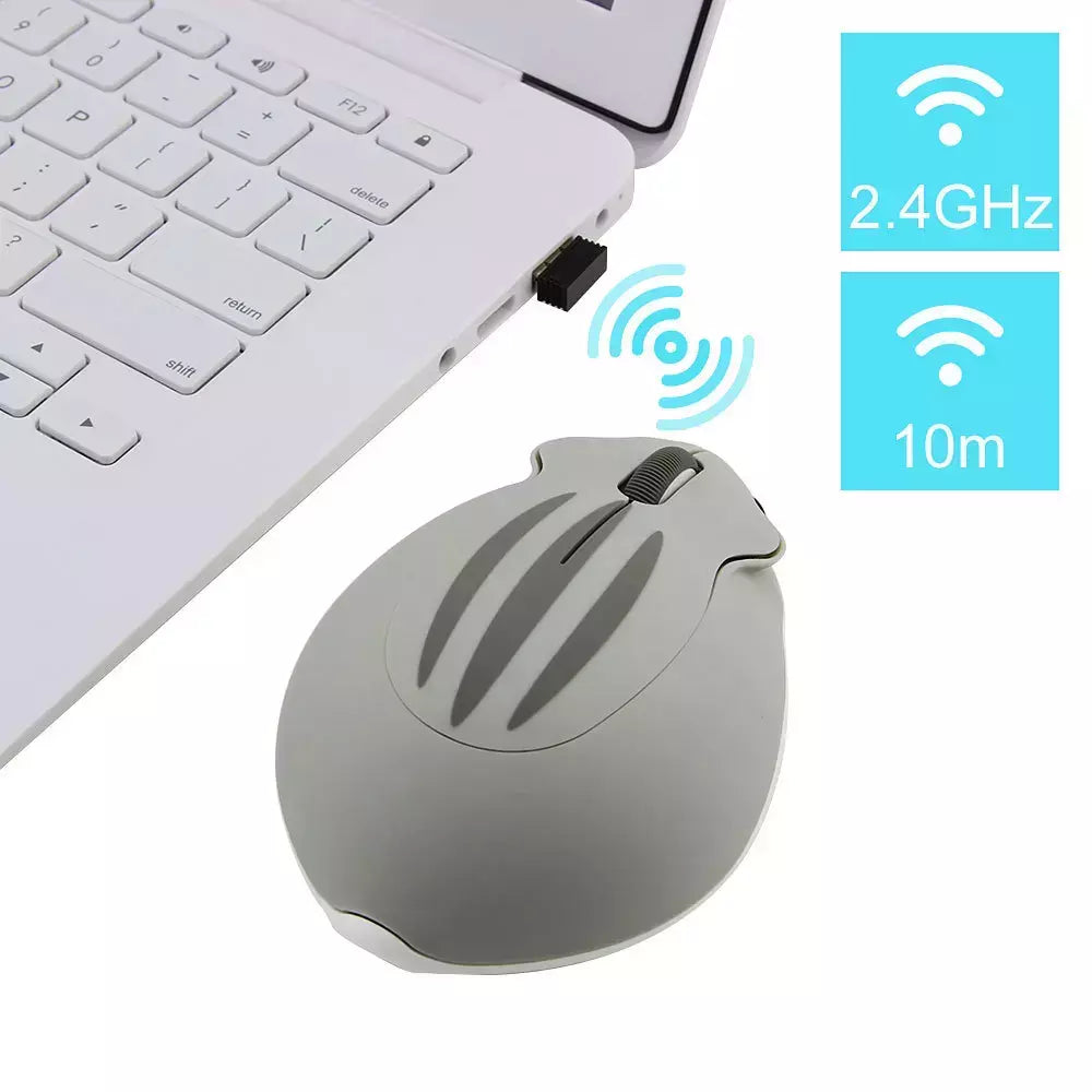 Cute Wireless Hamster Projetado Mouse, 2.4G, Criativo Ergonômico, USB Optical, 1200 DPI, Mini Ratos, Presentes para Crianças, PC, Laptop