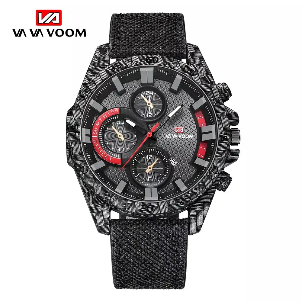 2023 nova marca famosa de luxo negócios esportes moda criativa couro quartzo calendário 3atm à prova dwaterproof água série piloto relógios masculinos
