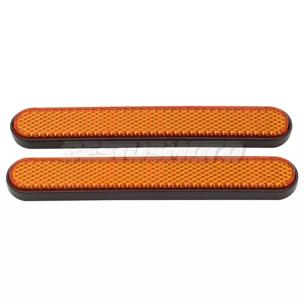 Adesivo refletor para garfo dianteiro de motocicleta, adesivo para pernas inferiores, aviso de segurança para harley dyna softail sportster 883 1200 fatboy