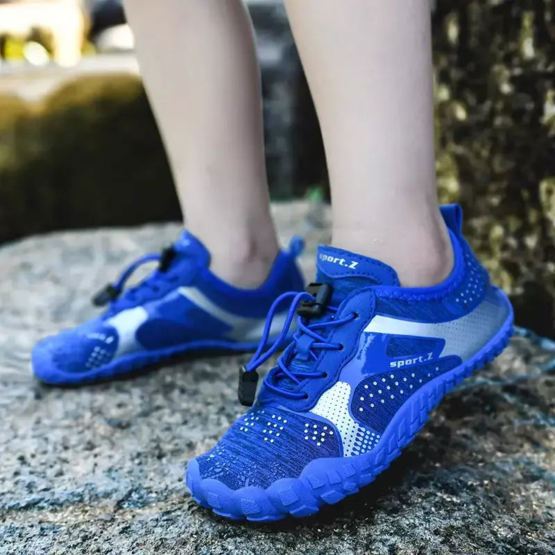 Crianças tênis de secagem rápida meninos meninas luz respirável praia aqua sapatos do miúdo elástico antiderrapante sapatos esportivos aquáticos