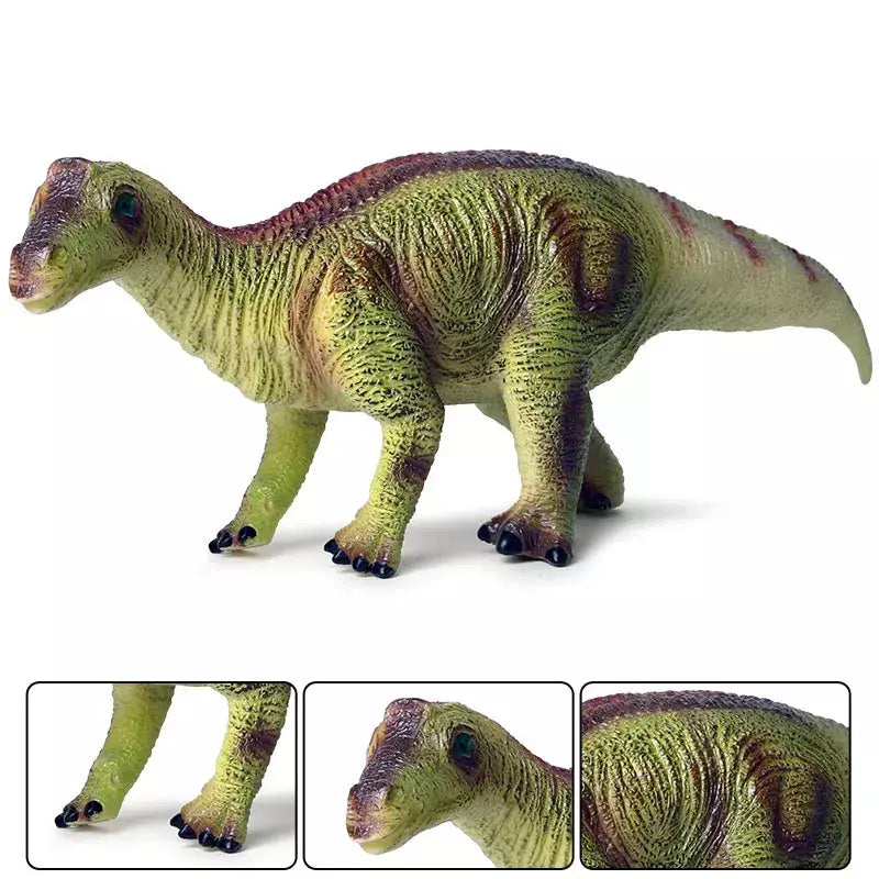 Oenux novo jurássico macio pvc dinossauro modelo figuras de ação brinquedo maiasaura dinossauro mundo parque filhote animal brinquedo educativo presente do miúdo