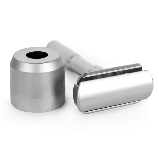 QSHAVE barbeador que vai do suave ao agressivo, níveis 1-6 , com borda dupla para proporcionar um barbear suave e preciso, possui 5 lâminas